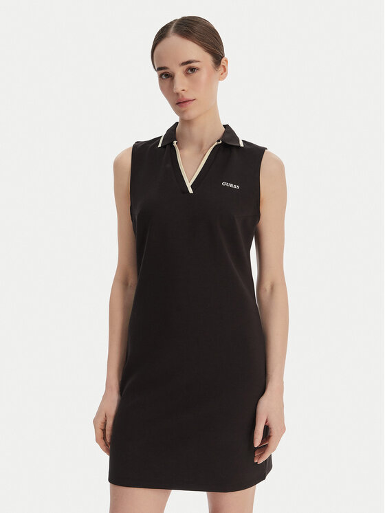 Guess Guess Vsakodnevna obleka V6GK02 K2928 Rjava Regular Fit