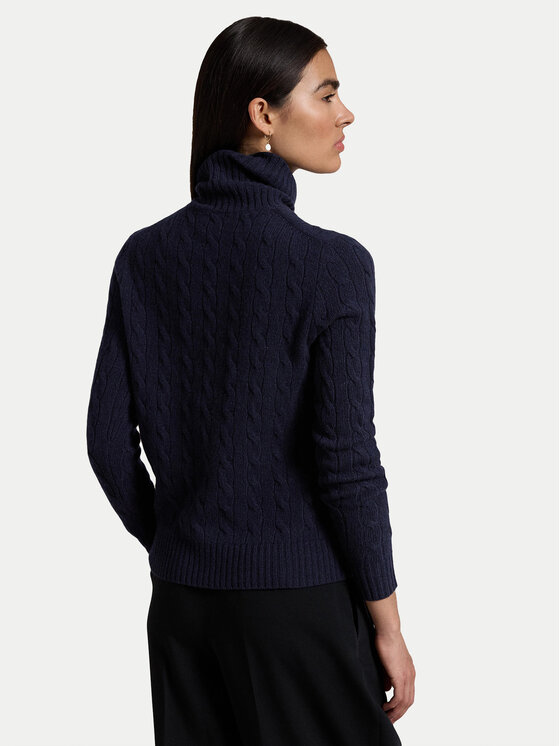 Polo Ralph Lauren Polo Ralph Lauren Bluză cu gât 211888686007 Bleumarin Regular Fit