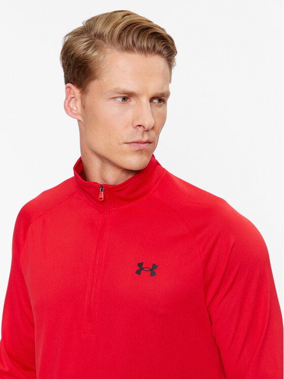 Under Armour Under Armour Hosszú ujjú Ua Tech 2.0 1/2 Zip 1328495 Piros Loose Fit