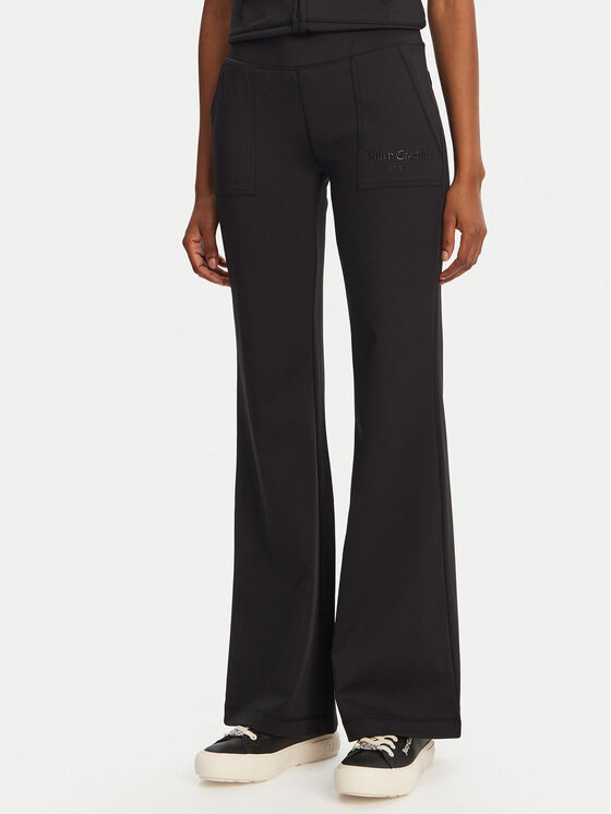 Juicy Couture Juicy Couture Teplákové kalhoty Active JCSML125403 Černá Flared Leg