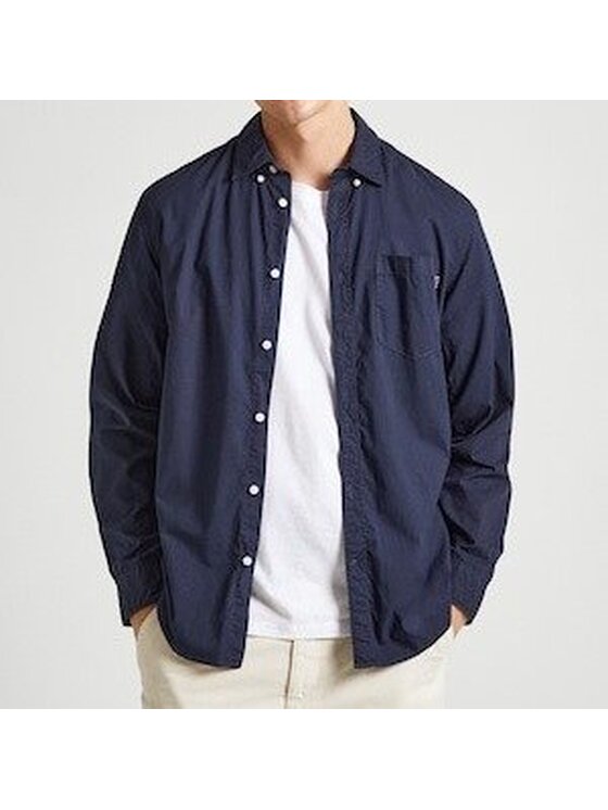 Pepe Jeans Pepe Jeans Košile PM308270 594 Tmavomodrá Regular Fit