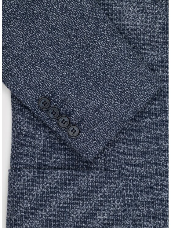 Pako Lorente Pako Lorente Marynarka P26WF-3X-014 Granatowy Slim Fit