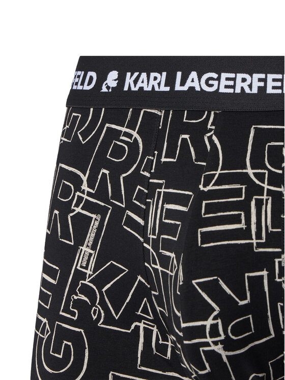 KARL LAGERFELD KARL LAGERFELD Set 3 parov boksaric A3M47014 Črna