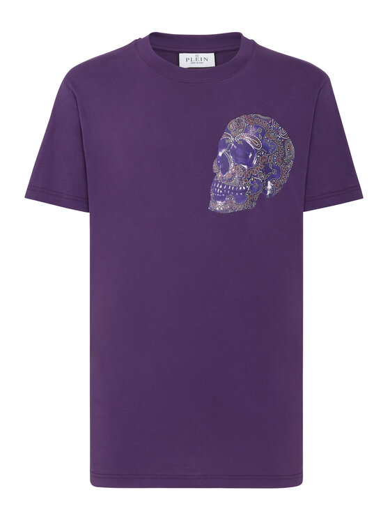 PHILIPP PLEIN PHILIPP PLEIN T-Shirt 2313 Fialová Regular Fit
