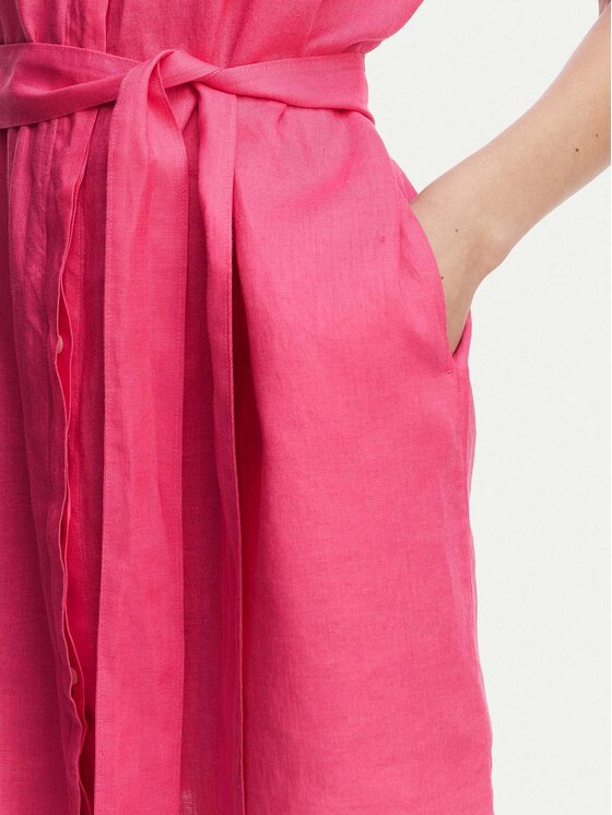 Gant Gant Košilové šaty 4503514 Růžová Relaxed Fit