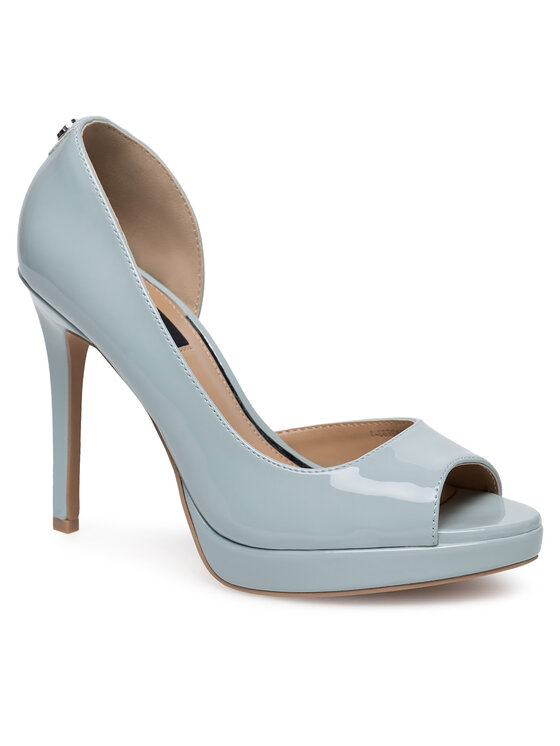 Nine West Nine West Pantofi cu toc subțire WFA2733-1 Albastru celest
