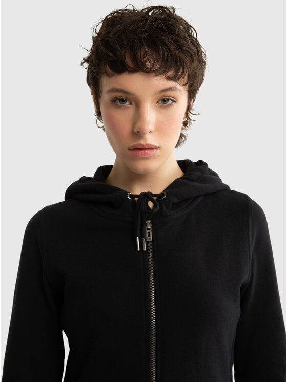 BIG STAR BIG STAR Bluza LAURISANA Czarny Slim Fit