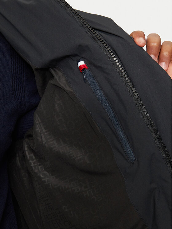 Hechter Paris Hechter Paris Παλτό χειμωνιάτικο 45017 142205 Μαύρο Regular Fit