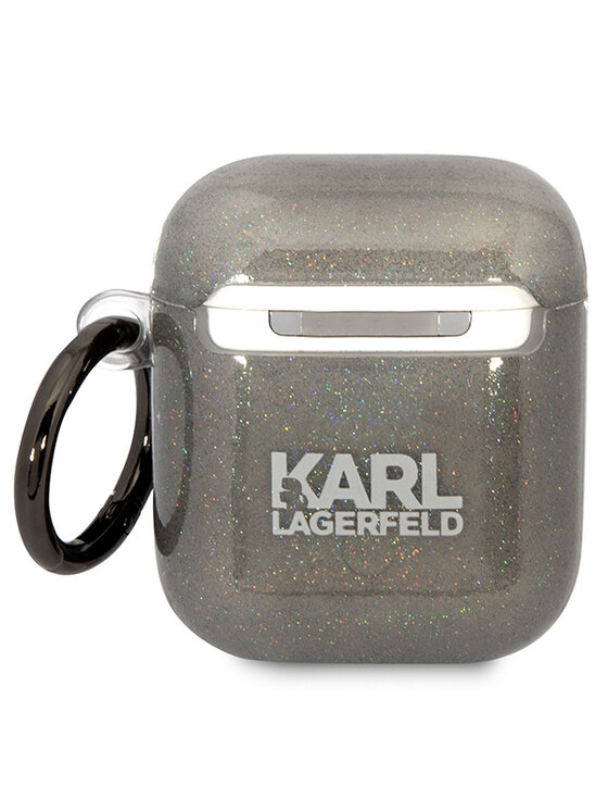KARL LAGERFELD KARL LAGERFELD Etui na słuchawki AirPods 1/2 Czarny