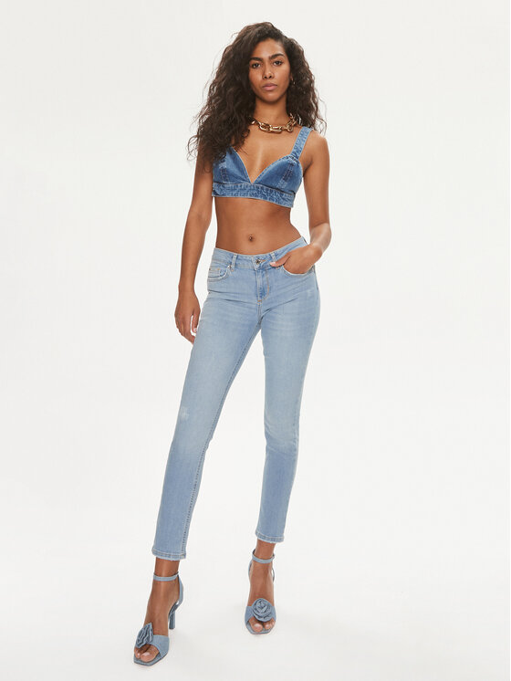 Liu Jo Liu Jo Traperice UXX042 D4811 Plava Skinny Fit