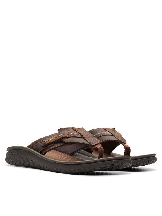 Clarks Clarks Žabky Wesley Sun 26176987 Hnědá