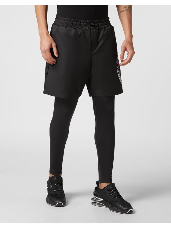 Plein Sport Plein Sport Legginsy 21337 Czarny Active Fit