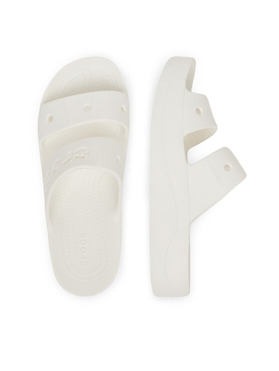 Crocs Crocs Natikače BAYA PLATFORM SANDAL 208188-100 Bijela