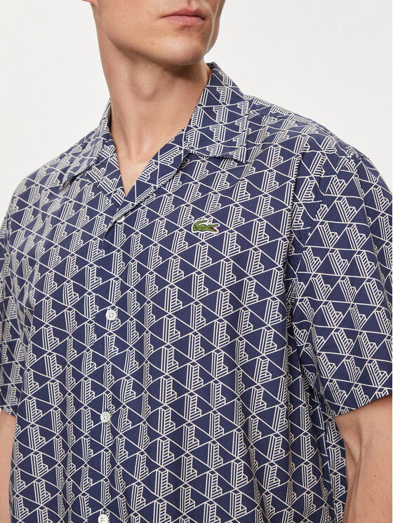 Lacoste Lacoste Marškiniai CH8792 Ruda Regular Fit