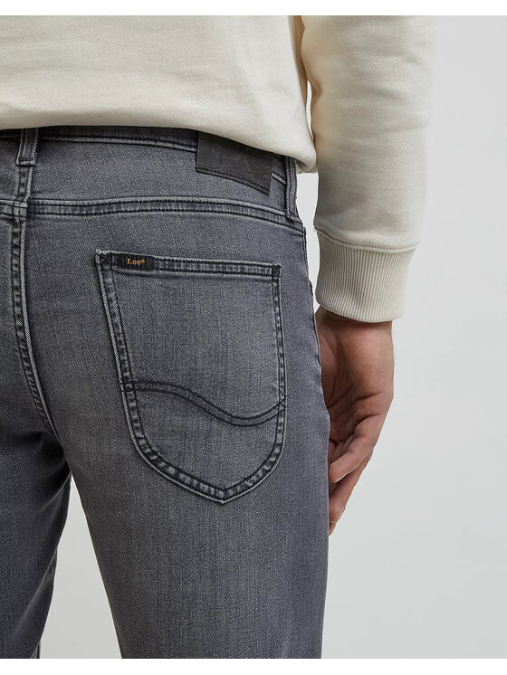 Lee Lee Jeansy Malone Szary Skinny Fit