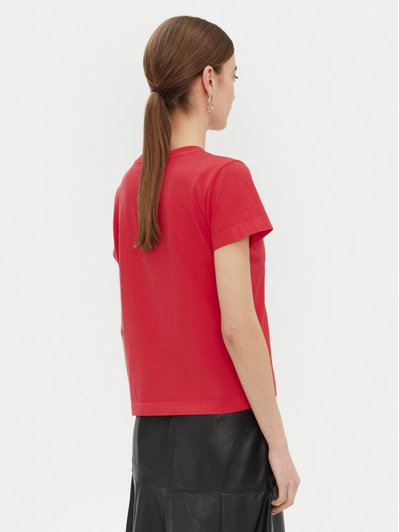 PINKO PINKO Marškinėliai 100373 A228 Raudona Regular Fit