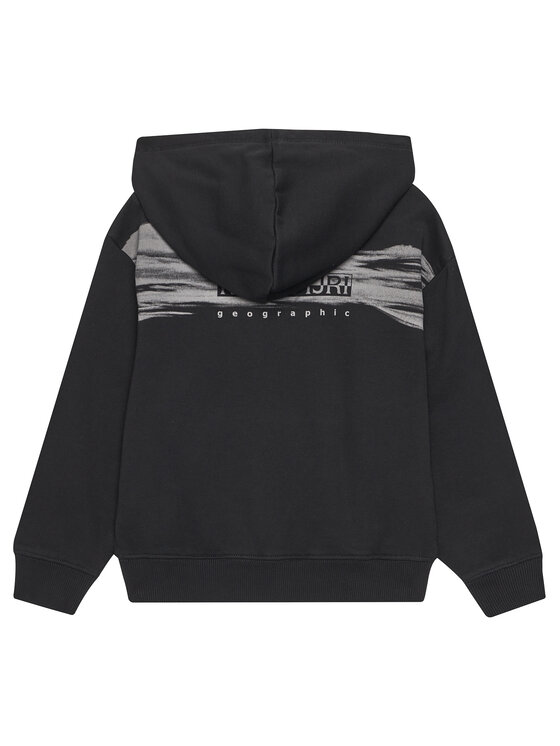 Napapijri Napapijri Μπλούζα B-AHR NP0A891A M Μαύρο Loose Fit