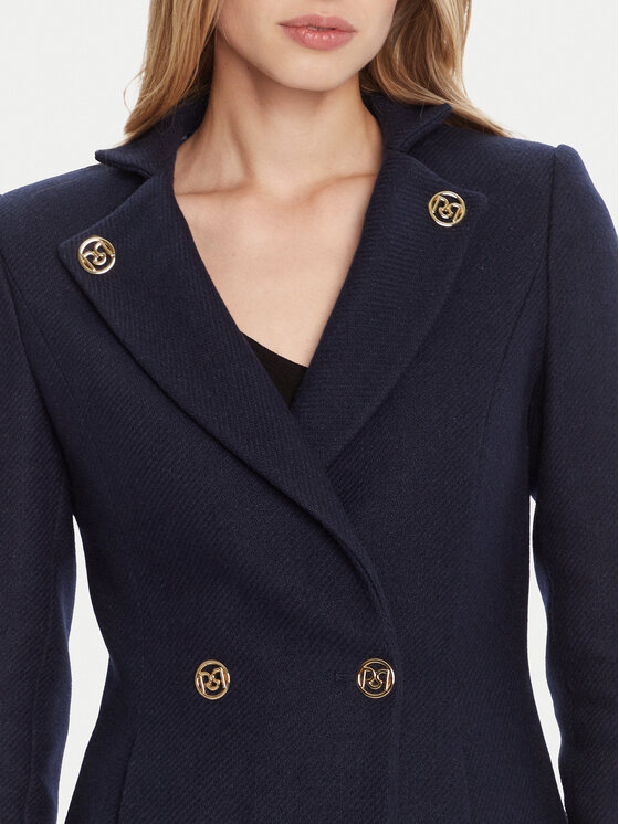 Rinascimento Rinascimento Wollmantel CFC0126218003 Dunkelblau Regular Fit
