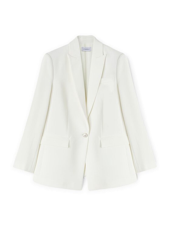 Motivi Motivi Giacca outdoor Q662Q100900N011 Bianco Regular Fit