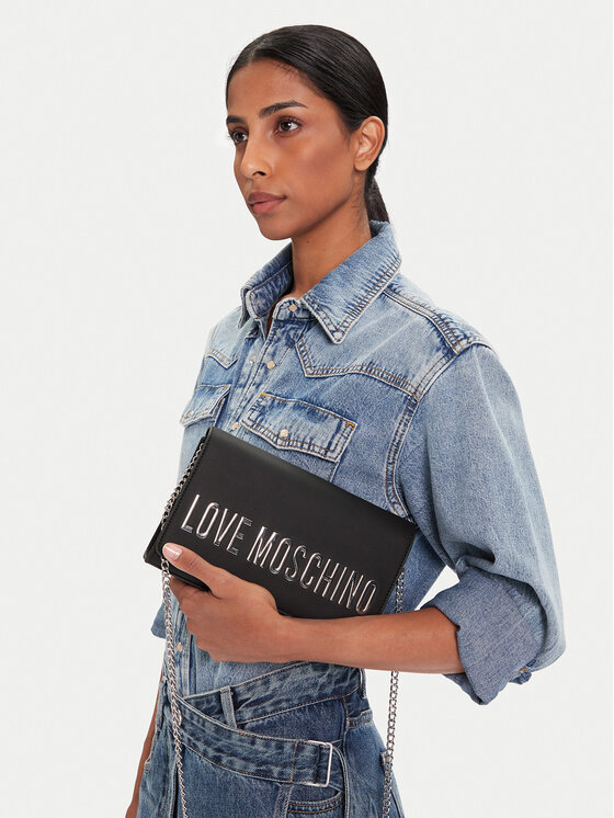 LOVE MOSCHINO LOVE MOSCHINO Ročna torba JC4103PP0NKD000B Črna
