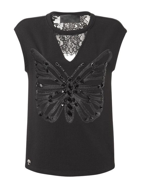 PHILIPP PLEIN PHILIPP PLEIN Felpa 30769 Nero Regular Fit