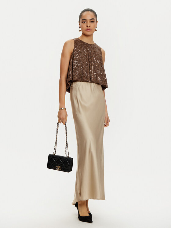 ViCOLO ViCOLO Halenka TS0351 Hnědá Regular Fit