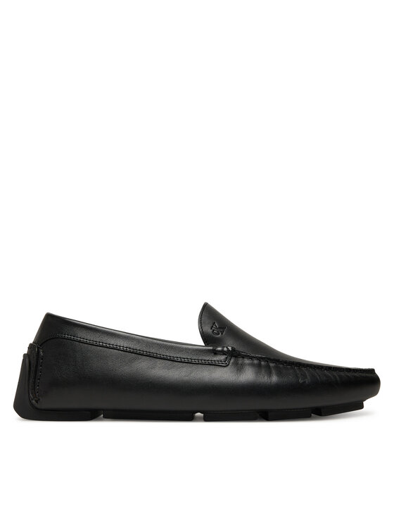 Calvin Klein Mokasyny Driver Lth HM0HM01864 Czarny