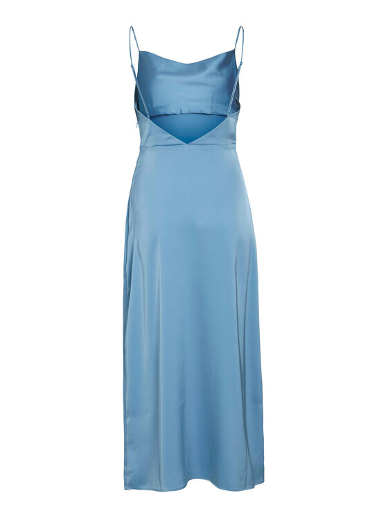 Vila Vila Abito da cocktail Ravenna 14085601 Blu Regular Fit