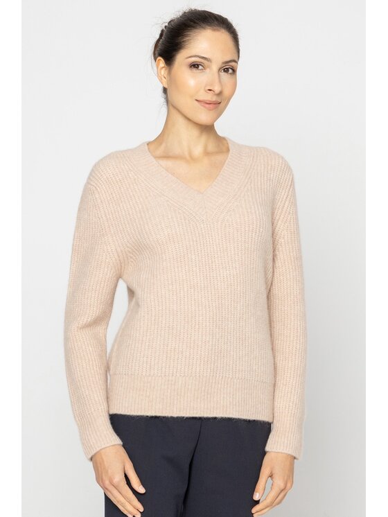 Deni Cler Milano Deni Cler Milano Sweter T-DC-S499-D5-90-12-1 Beżowy
