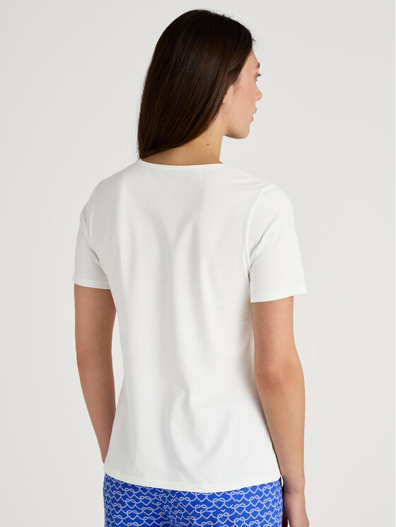 Calida Calida T-Shirt 14995 Biały Regular Fit