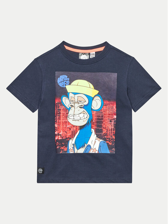 Original Marines Original Marines Тишърт DEPV2210B Тъмносин Regular Fit