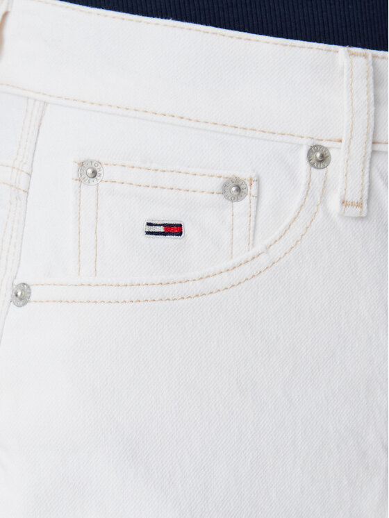 Tommy Jeans Tommy Jeans Džínová sukně Claire DW0DW20125 Écru Regular Fit
