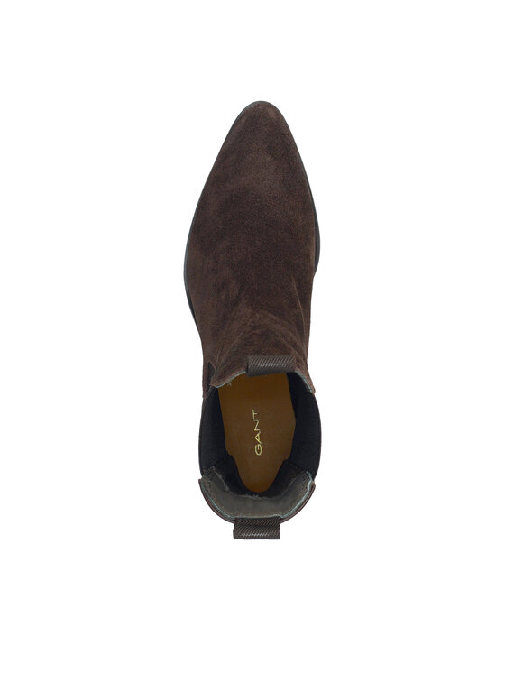 Gant Gant Kotníková obuv s elastickým prvkem 31553093 Hnědá