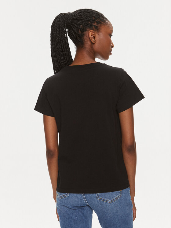 PINKO Pinko T-Shirt 100373 A1N8 Μαύρο Regular Fit