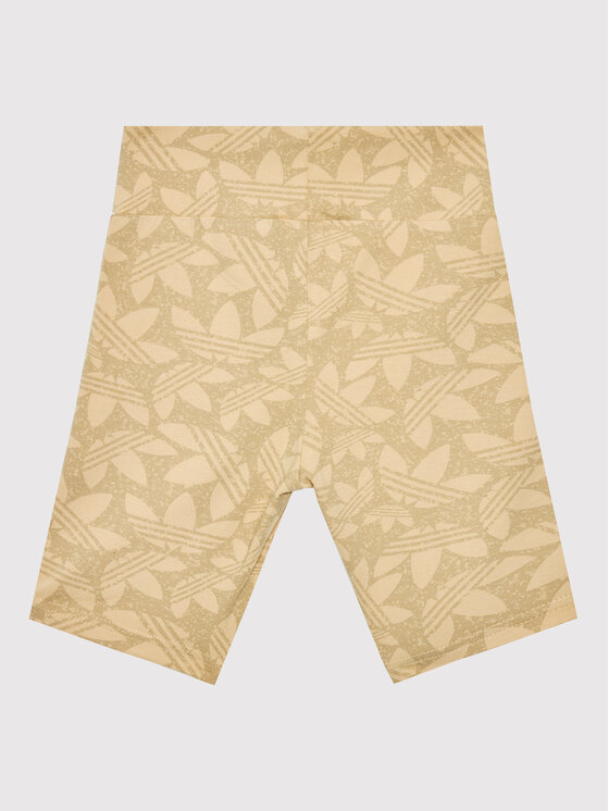 adidas adidas Спортивні шорти Cycling HC7068 Бежевий Slim Fit