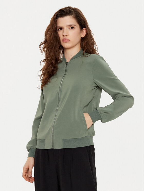 Vero Moda Bundy bomber Coco 10245734 Zelená Regular Fit