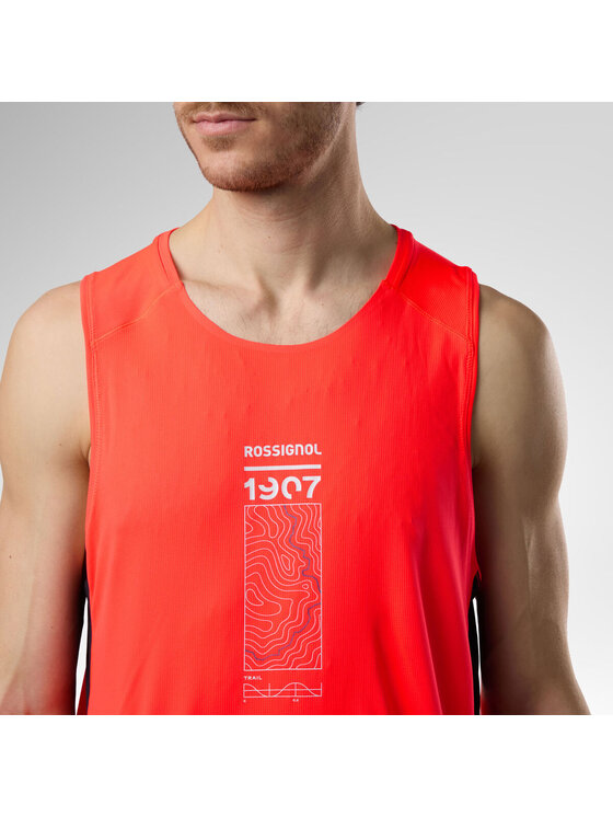 Rossignol Rossignol Koszulka techniczna M Sapa Ultra Tank Czerwony Regular Fit