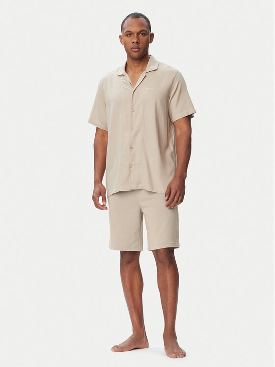 BOSS BOSS Pidžaamasärk Fresh Shirt 50561522 Helebeež Regular Fit