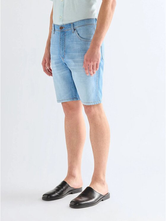 Wrangler Wrangler Szorty jeansowe TEXAS SHORTS Niebieski Regular Fit