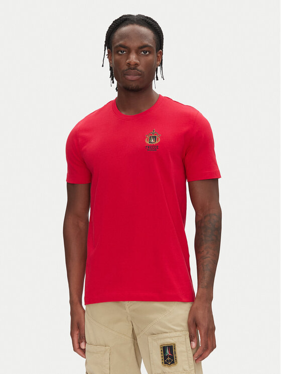 Aeronautica Militare Aeronautica Militare Tricou 251TS2391J592 Roșu Regular Fit