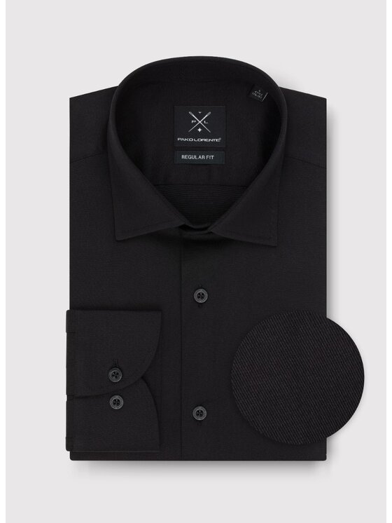 Pako Lorente Pako Lorente Koszula P000B-1X-012 Czarny Regular Fit