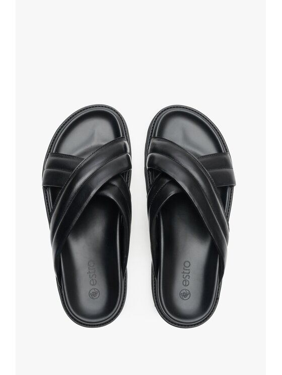 Estro Estro Παντόφλες ER00113414 Μαύρο