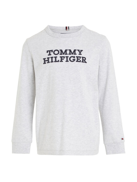 Tommy Hilfiger Tommy Hilfiger Bluză KB0KB08554 S Gri Regular Fit