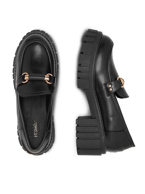 DeeZee DeeZee Loafersy INGE WS5785-19 Czarny