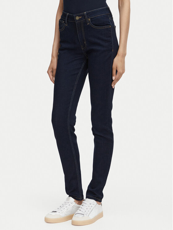 Guess Jeans Blugi W5YA92 D7041 Bleumarin Skinny Fit