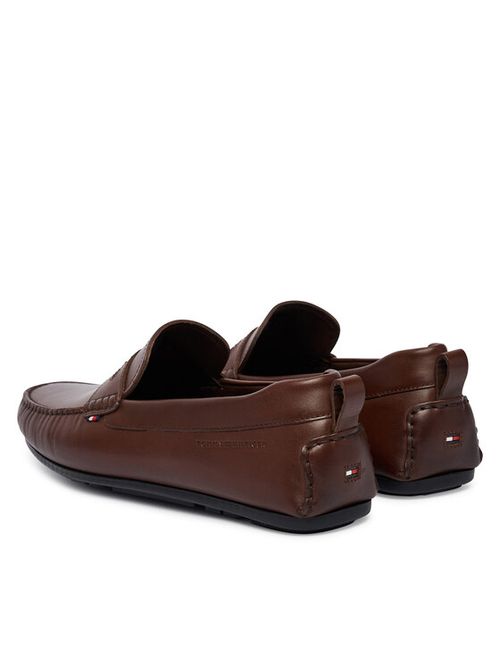 Tommy Hilfiger Tommy Hilfiger Мокасини Core Hilfiger Leather Driver FM0FM05790 Кафяв
