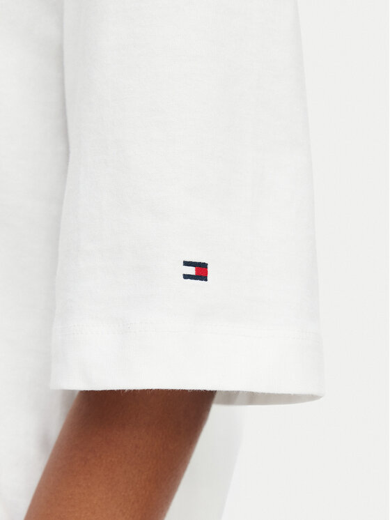 Tommy Hilfiger Tommy Hilfiger T-Shirt Classic WW0WW50948 Weiß Relaxed Fit