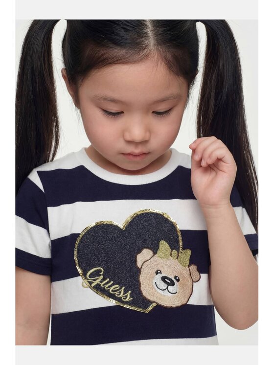 Guess Kids Guess Kids Sukienka codzienna 182642 Kolorowy Classic Fit