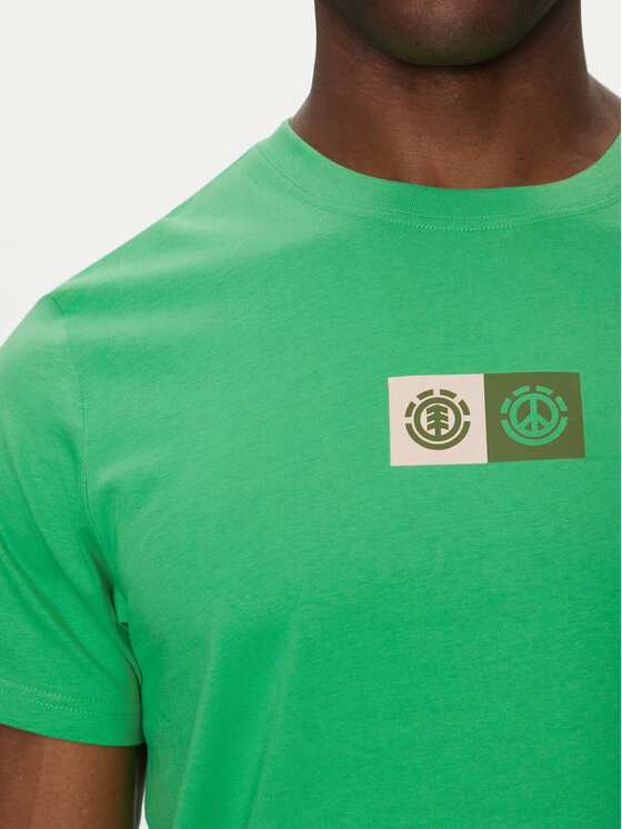 Element Element Tricou ELYZT00492 Verde Regular Fit