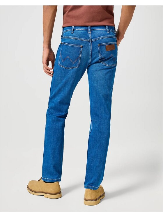 Wrangler Wrangler Jeansy GREENSBORO Niebieski Regular Fit